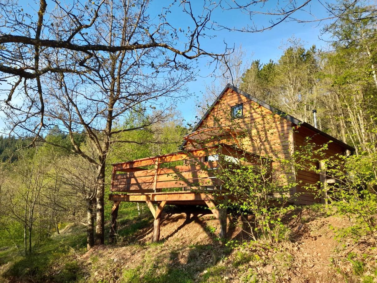 Mon chalet au cœur des Cévennes Vebron Extérieur photo